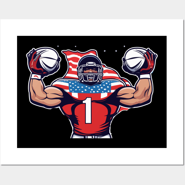 USA RUGBY Wall Art by abdellahyousra